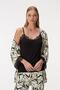 Women's Pajama Set with Lace Detail on Sleeves and Rope Strap, 3 Pieces - 3