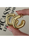 Kararmaz Gold Chubby Hoop Earrings