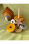 Waldorf Rainbow House And Wooden Star Tower Colorful Natural Wood Educational Baby Kids Toy Set - 2