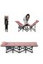 Folding Camping Cots: Your Comfortable Pink Bed Solution for Outdoor Use - 2