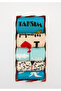 Istanbul Themed Set of 5 Colorful Socks |   Unisex Gift Boxed Socks |   Natural Cotton - 6