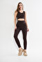 High Waist Lycra Recovery Leggings Crop Set - 7