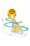 9pcs ducks Climbing Stairs Track Toys Electric Duck DIY Rail Racing Track Roller Coaster Toys Set Li - 4