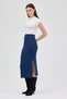 Laci Stretch Fabric Long Elastic Waist Skirt 8157A