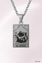 Cat Tarot Card the Emperor |   316L Steel Necklace - 3