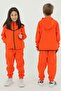 Hooded Stripe Print Detailed Boy's Tracksuit Set - 7