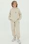 Hooded Printed Cotton Pique Boy's 2-Piece Top and Bottom Tracksuit Set - 5