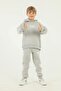 Hooded Cargo Pocket Print Detailed Boy's Tracksuit Set - 3