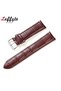 22mm Brown Leather Watch Band 22mm - 7