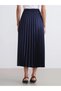 Lcwaikiki Satin Pleated Skirt with Elastic Waist (W5) - 4