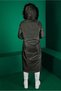 Fur Hooded Puffer Coat 90318 - 4