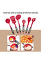23pcs Children's Simulation High-Detail Red Cooking Kitchen Utensils, Home School Use Chef Pretend P - 2