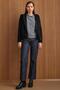 Hooded Buy Lastikli Oversized Short Coat Black 3162 - 4