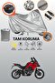 Gray Tail Bag and Lock Compatible Ducati Multistrada 950 Compatible Motorcycle Tarpaulin