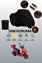 Black Lock Compatible Kuba Pesaro 125 X Compatible Motorcycle Tarpaulin, Protective Cover