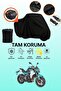 Black Rear Bag Compatible Cfmoto 400Nk Compatible Motorcycle Tarpaulin, Protective Cover