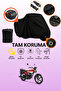 Black Lock and Tail Bag Compatible Kuba Cg 50 Pro New Compatible Motorcycle Tarpaulin, Protective Cover