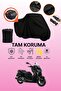 Black Rear Bag Compatible Yamaha X-Max 250 Iron Max Abs Compatible Motorcycle Tarpaulin, Protective Cover
