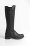 Black Double Zipper Women's Boots 1453000 - 6