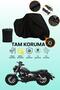 Black Lock Compatible Kuba Superlight 200 Compatible Motorcycle Tarpaulin, Protective Cover