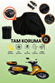 Black Lock and Tail Bag Compatible Kuba Brilliant 50 Pro Compatible Motorcycle Tarpaulin, Protective Cover