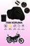 Black Mondial 150 Sentor Compatible Motorcycle Cover, Protective Cover, Motorcycle Tarpaulin