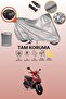 Gray Rear Bag Compatible Mondial 125 Mash Compatible Motorcycle Cover, Protective Cover