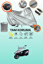 Gray Lock and Tail Bag Compatible Kuba Km 100t-9 Compatible Motorcycle Tarpaulin, Protection Cover