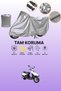 Gray Kuba Rocca 100 Max Compatible Motorcycle Tarpaulin, Protective Cover, Motor Tarpaulin