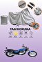 Gray Lock Compatible Kawasaki El 125 Compatible Motorcycle Cover, Protective Cover