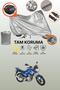 Gray Lock and Rear Bag Compatible Kuba Ruha 125 Compatible Motorcycle Tarpaulin, Protection Cover
