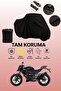 Black Kawasaki Z 250Sl Compatible Engine Cover, Protective Cover, Motorcycle Cover