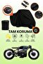 Black Lock and Tail Bag Compatible Bmw R 80 Compatible Motorcycle Tarpaulin, Protective Cover