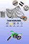 Grey Lock Compatible Kawasaki Klx 650 Compatible Engine Tarpaulin, Protective Cover