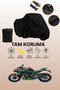 Black Tail Bag and Lock Incompatible Kawasaki Z H2 Se Compatible Motorcycle Canvas