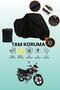 Black Lock Compatible Arora Ar 125-43 Yebere Compatible Motorcycle Tarpaulin, Protective Cover