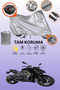 Gray Lock and Tail Bag Compatible Rks a 250 Compatible Motorcycle Tarpaulin, Protection Cover