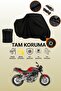 Black Lock Compatible Aprilia Shiver 900 Compatible Motorcycle Tarpaulin, Protective Cover