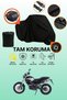 Black Lock and Tail Bag Compatible Bmw g 650 X Country Compatible Motorcycle Tarpaulin, Protective Cover