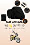 Black Lock Compatible Mondial 125 Aggressive Compatible Motorcycle Tarpaulin, Protective Cover