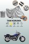 Grey Lock Compatible Suzuki Marauder 800 Compatible Motorcycle Tarpaulin, Protective Cover