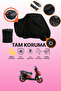 Black Lock and Tail Bag Compatible Apachi Beauty 125 Compatible Motorcycle Tarpaulin, Protective Cover