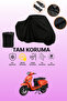 Black Apachi True 50 Compatible Motorcycle Cover, Protective Cover, Motorcycle Tarpaulin