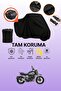 Black Rear Bag Compatible Cfmoto 700Cl-X Adv Compatible Motorcycle Tarpaulin, Protective Cover