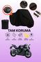 Black Tail Bag Compatible Kawasaki Ninja Zx-4R Compatible Motorcycle Canvas, Protective Cover