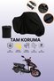 Black Motolux Rossi 125 Compatible Motorcycle Cover, Protective Cover, Motorcycle Tarpaulin