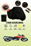 Black Tail Bag Compatible Kawasaki Klv 1000 Compatible Motorcycle Tarpaulin, Protective Cover