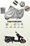 Gray Motolux Rossi Rs 50 Compatible Motorcycle Cover, Protective Cover, Motor Cover