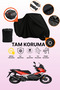 Black Lock and Tail Bag Compatible Voge Sr1 Adv Compatible Motorcycle Tarpaulin, Protective Cover