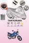 Gray Rear Bag Compatible with Kuba Ruha 125 Compatible Motorcycle Cover, Protective Cover